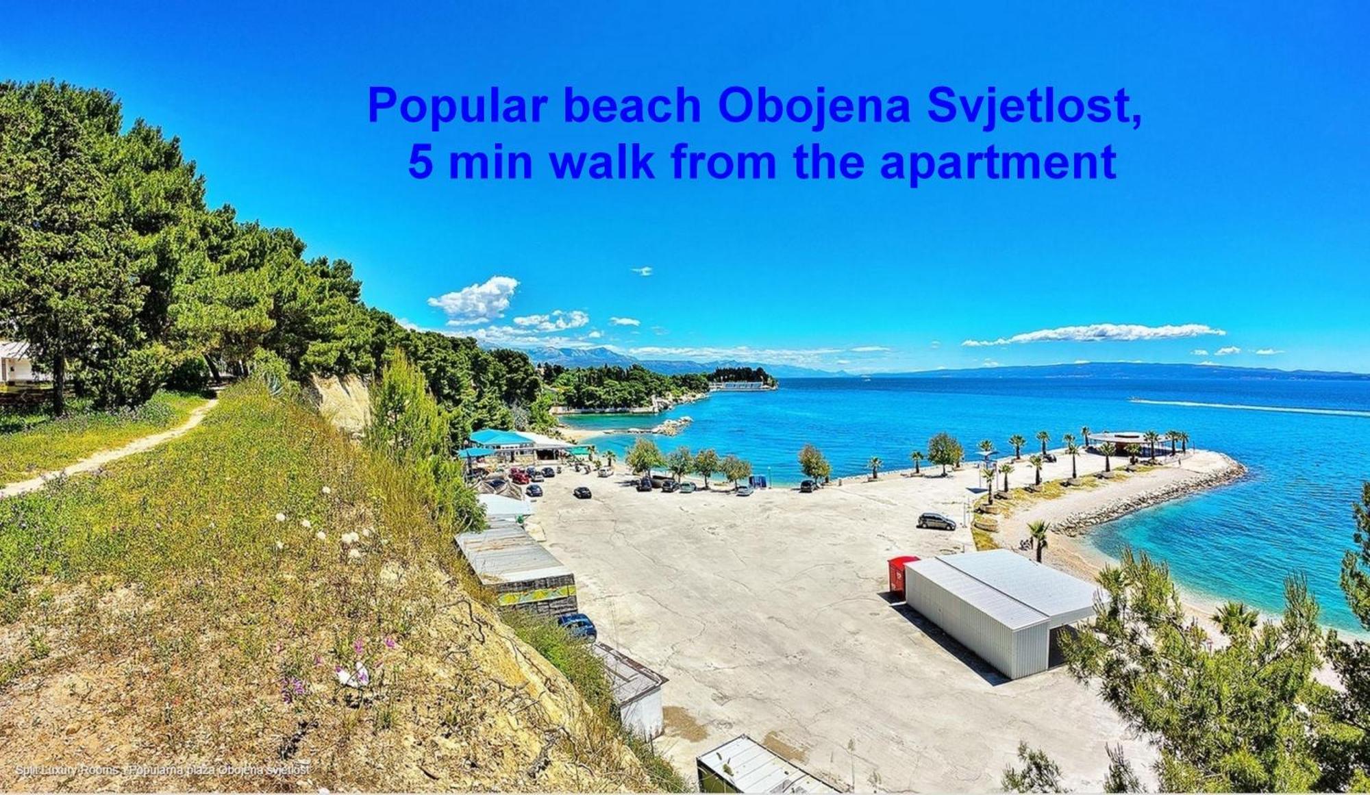 Beachfront Apartment Drazen, With Garden And Parking Split Exteriér fotografie